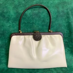 🤩HP🤩 Millay Cream and Brown Purse/Clutch